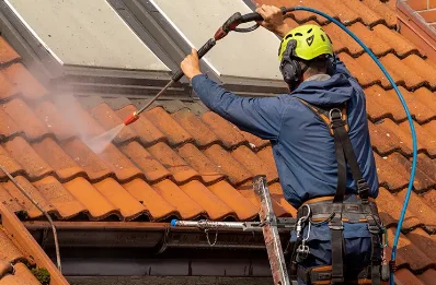 Démoussage et hydrofuge de toiture aux Peintures